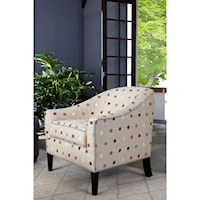 Transitional Upholstered Barrel Chair