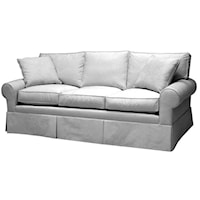 Stationary Sofa w/ Rolled Arms