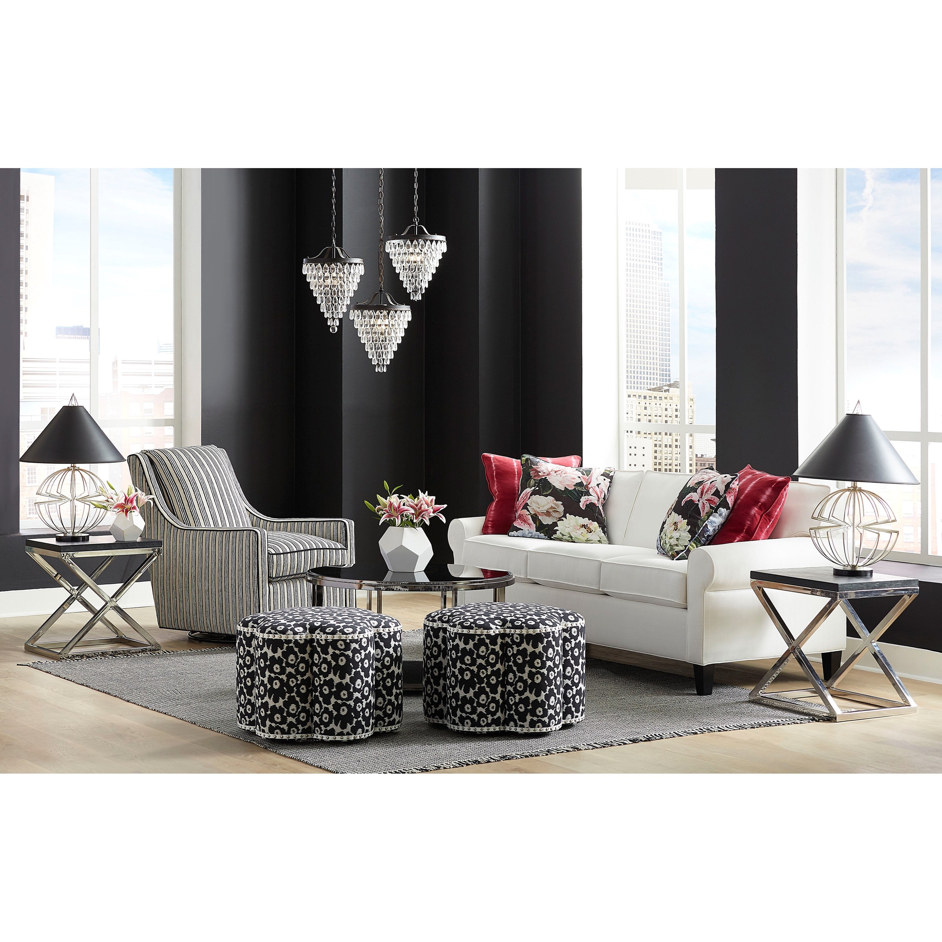 Loose Back Stationary Sofa