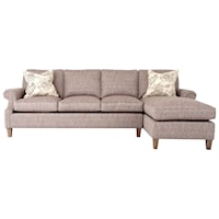 Customizable 2-Piece Sectional with Chaise