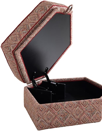 Shaped Storage Ottoman