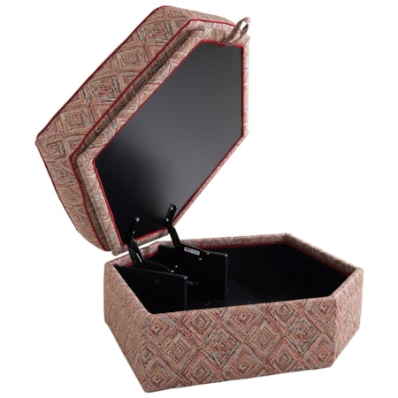 Shaped Storage Ottoman