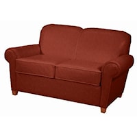 Rolled Arm Love Seat