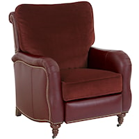 Traditional Recliner With Casters