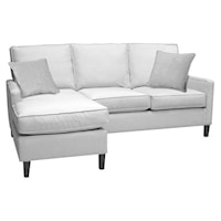 Contemporary 2 Piece Sectional with Chaise