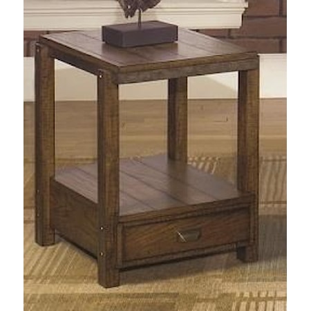 rectangle end table