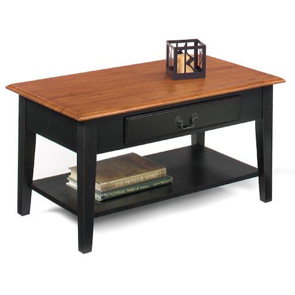 Null Furniture 1900 International Accents Rectangular Cocktail Table