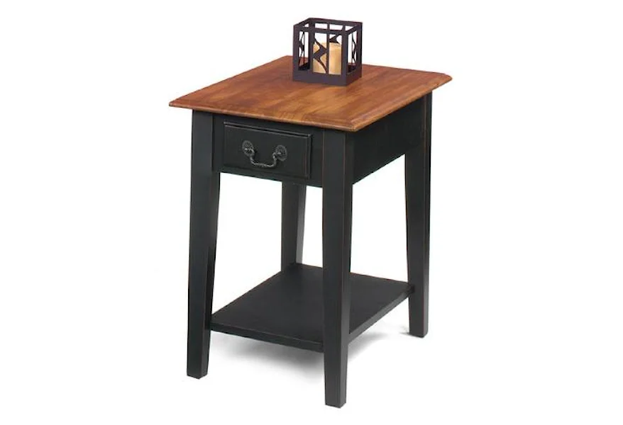 1900 International Accents Rectangular End Table by Null Furniture at Lucas Furniture & Mattress