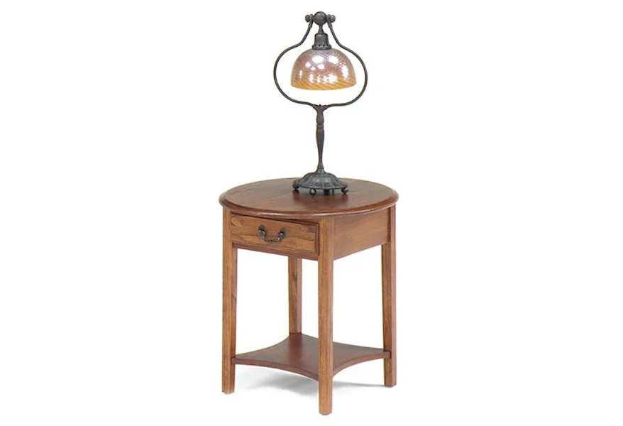1900 International Accents Petite Oval End Table by Null Furniture at Westrich Furniture & Appliances