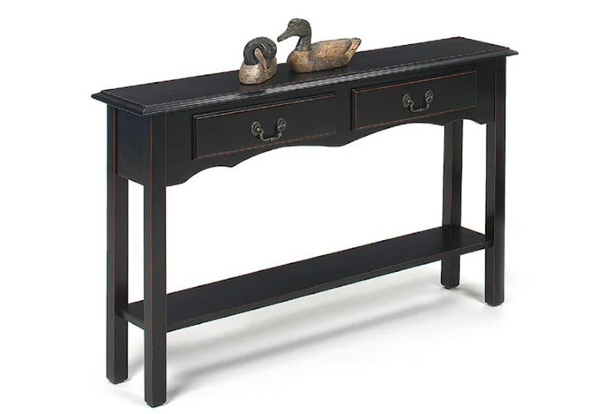 1900 International Accents Petite Extra Long Console by Null Furniture at Kaplan's Furniture