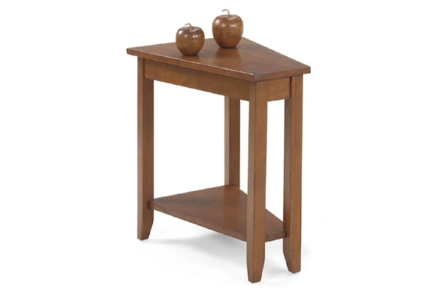 1900 International Accents Wedge End Table by Null Furniture at Lucas Furniture & Mattress