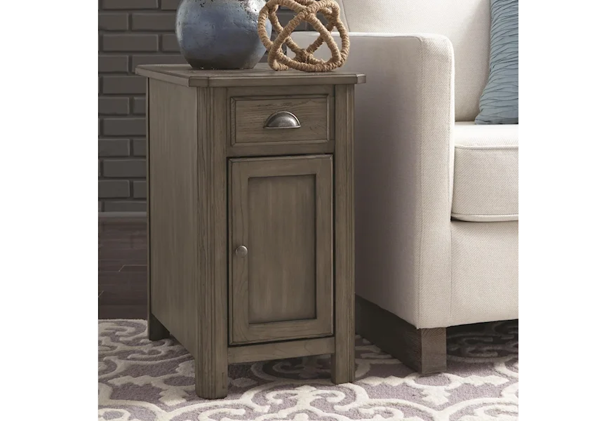 2114 Chairside Cabinet Table by Null Furniture at Kaplan's Furniture