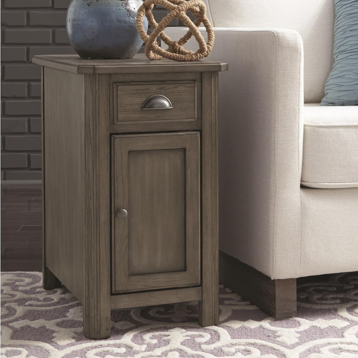 Null Furniture 2114 Chairside Cabinet Table