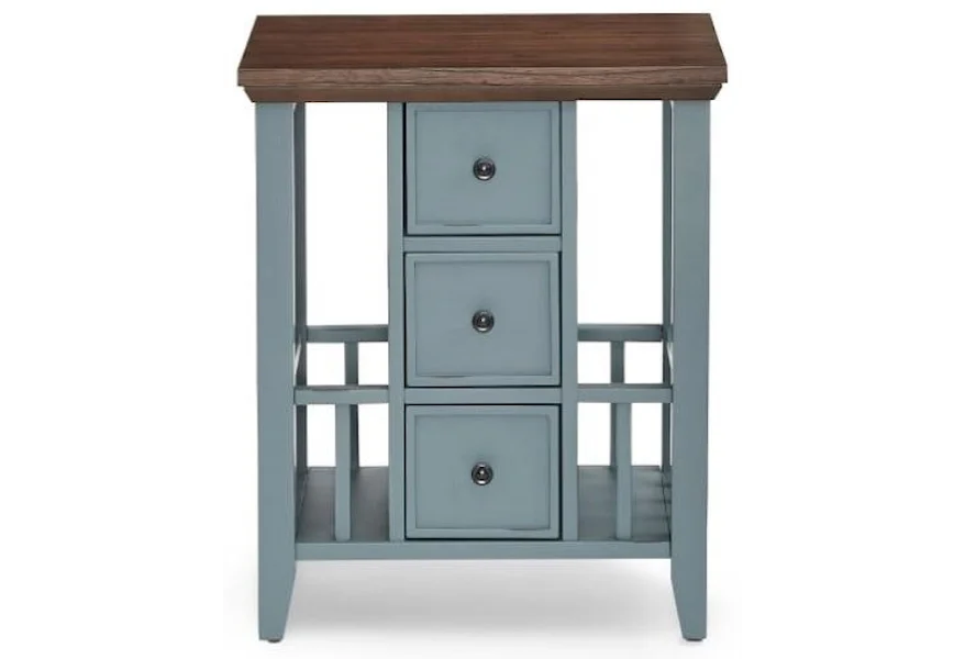 6618 Expressions End Table with Storage by Null Furniture at Esprit Decor Home Furnishings