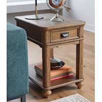 Rectangular End Table with Drawer