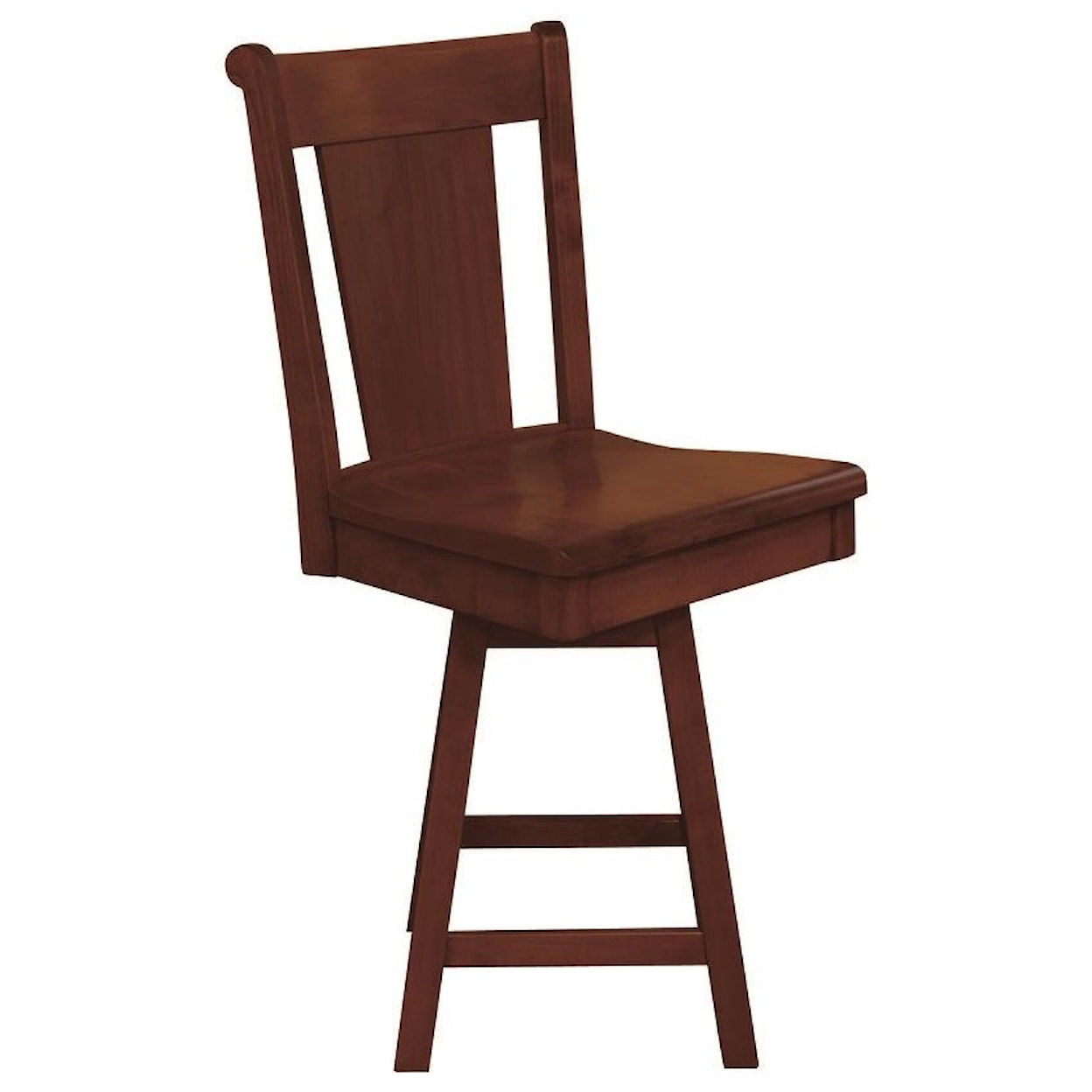 Oakland Wood Cape May 24" Swivel Stool