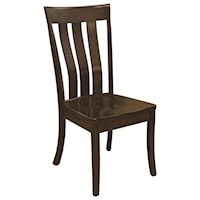 Customizable Solid Wood Dining Side Chair