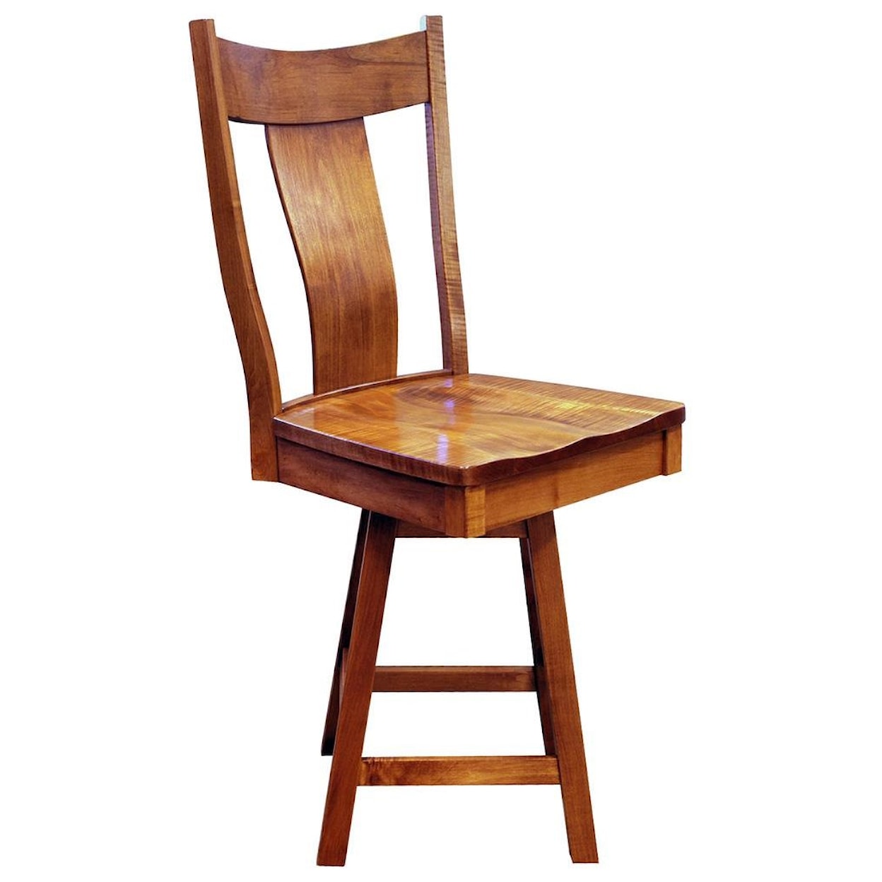 Oakland Wood Eagle 24" Swivel Stool