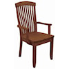Oakland Wood Empire Arm Chair
