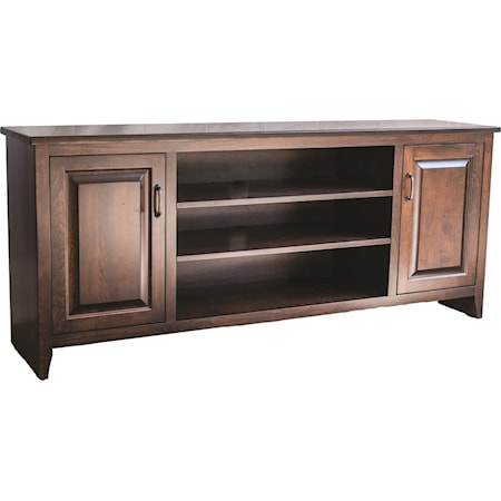 76" Media Console