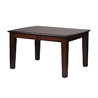 Rectangle Kitchen Table with Wood Block Legs