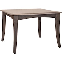 Achord Rectangular Dining Table with Splayed Legs and 2 12" Table Leaves