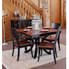 Oakwood Industries Casual Dining Bellevue Single Pedestal Dining Table