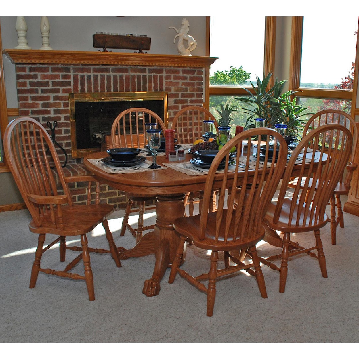 Oakwood Industries Casual Dining 7 Piece Dining Set