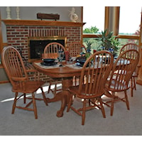 7 Piece Banquet Table and Chair Set