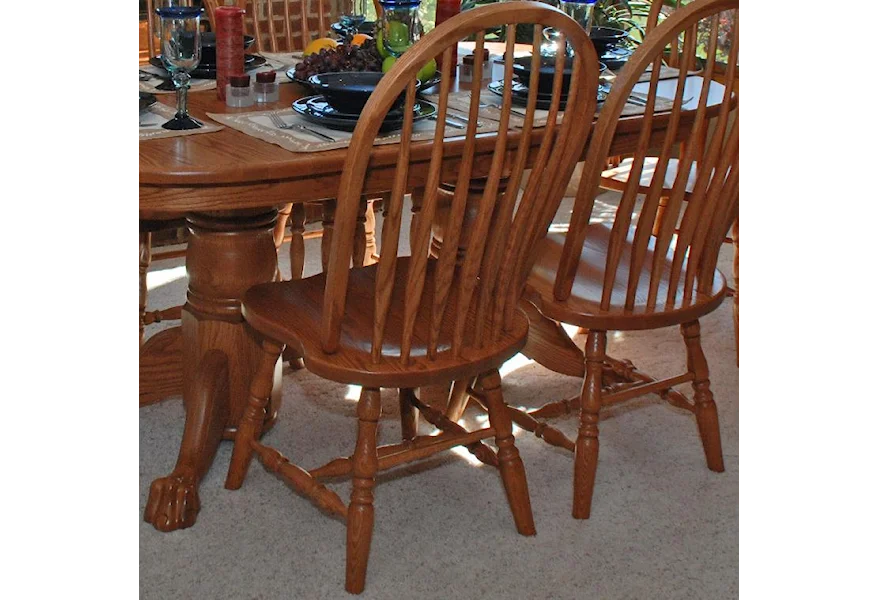 Casual Dining Bent Back Side Chair by Oakwood Industries at Mueller Furniture