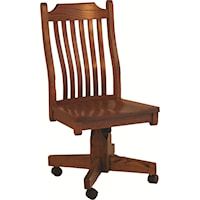 Mission Roller Wood Side Chair