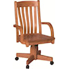 Oakwood Industries Casual Dining Contour Roller Arm Chair