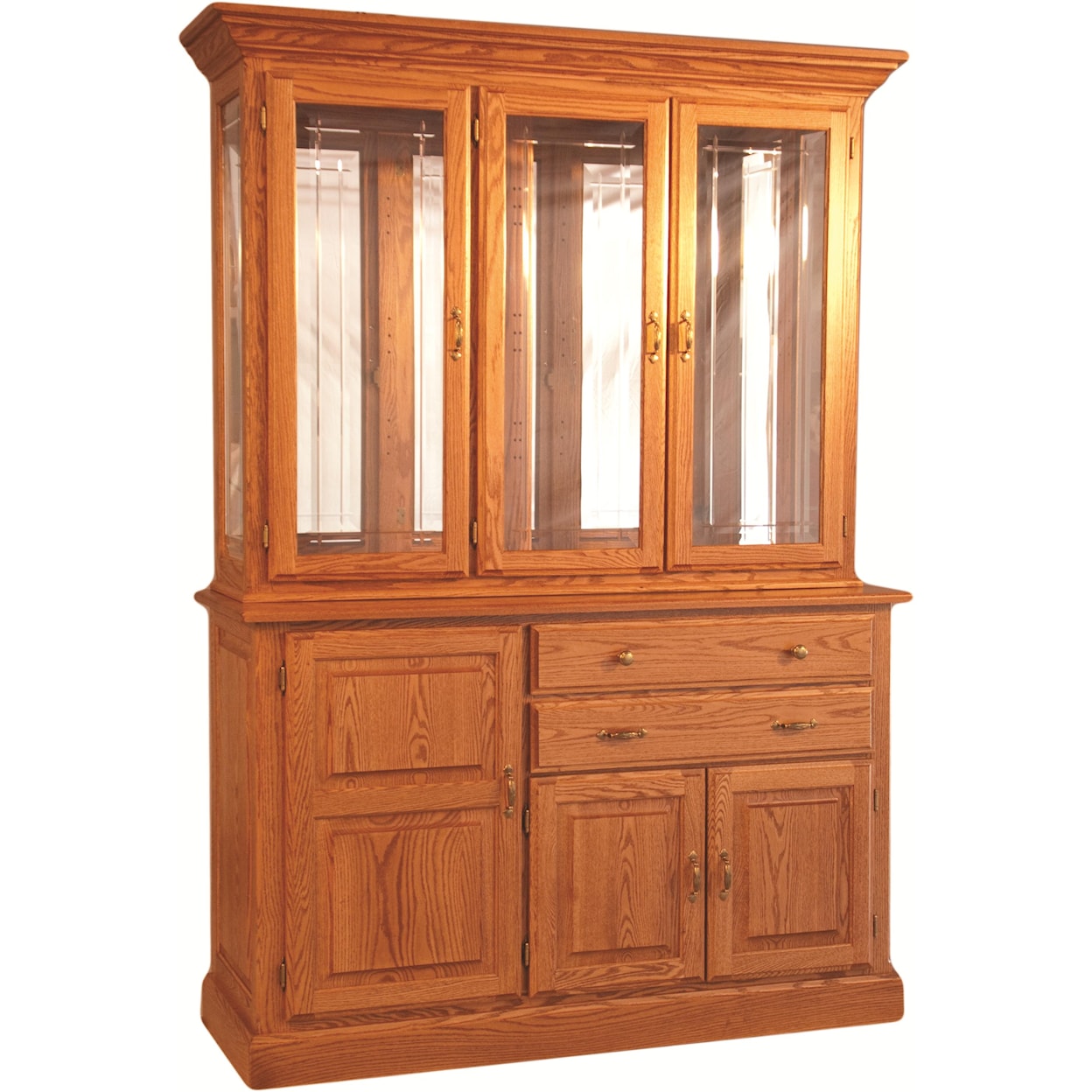 Oakwood Industries Casual Dining Town and Country Hutch and Buffet