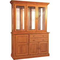 Town & Country China Hutch w/ Buffet and Touch Lighting