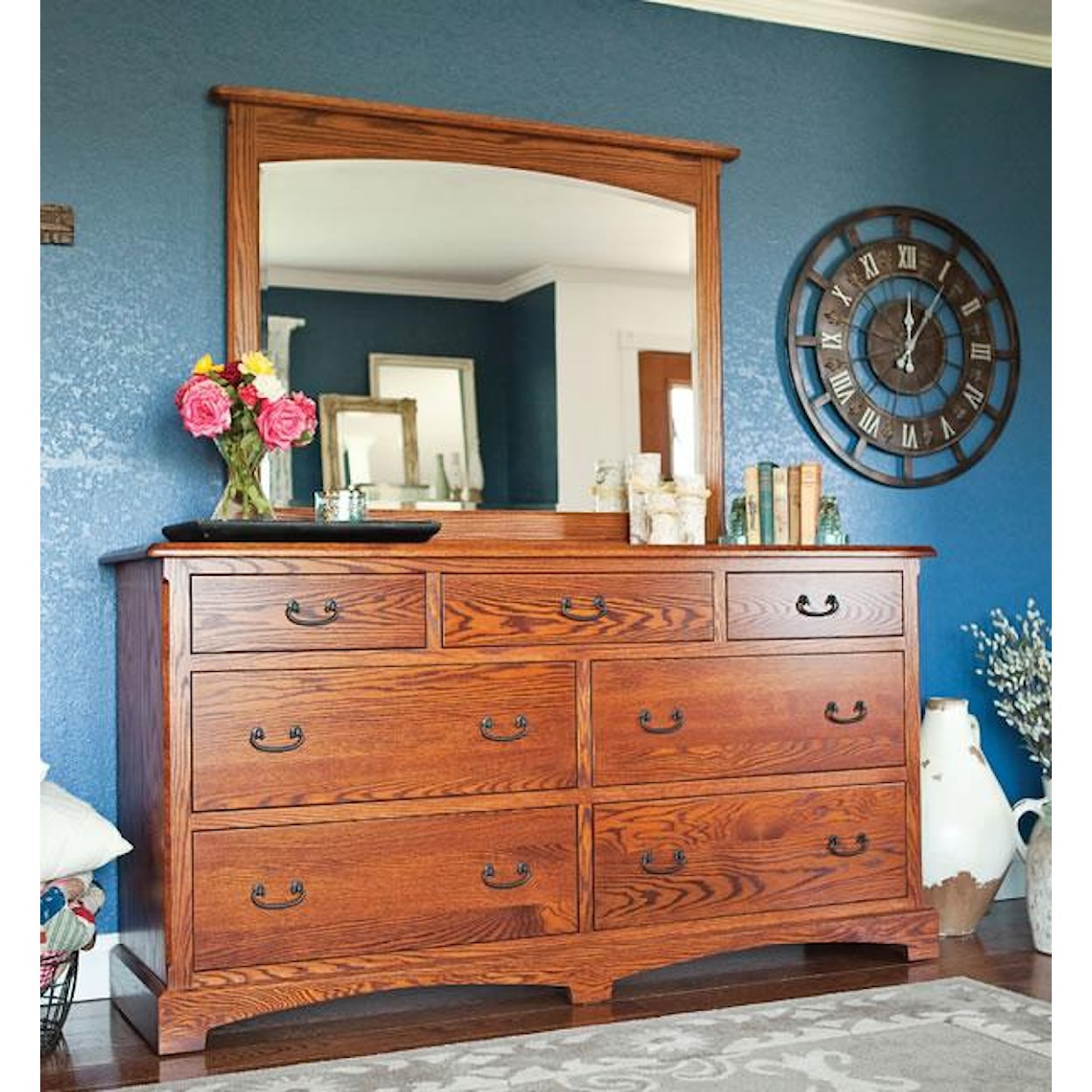 Oakwood Industries Westbrook Dresser and Mirror Combo