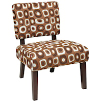 Jasmine Accent Chair w/ Exposed Wood