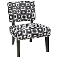 Jasmine Accent Chair w/ Exposed Wood