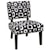 Office Star Accent Chairs Jasmine Accent Chair w/ Exposed Wood