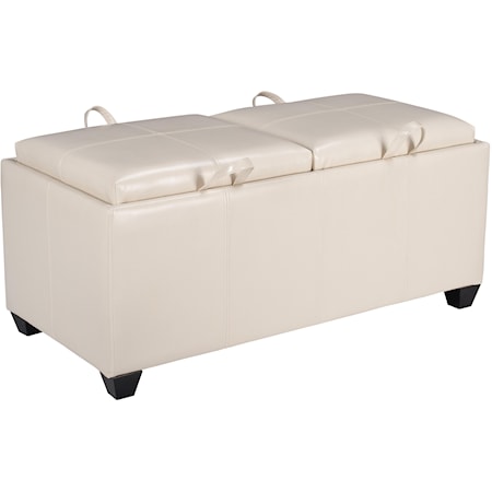 Metro Double Storage Bench