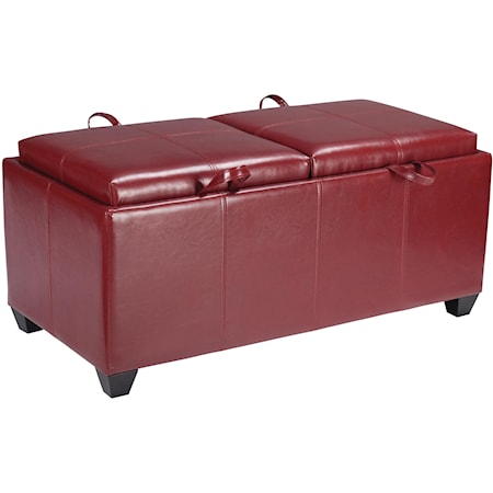 Metro Double Storage Bench