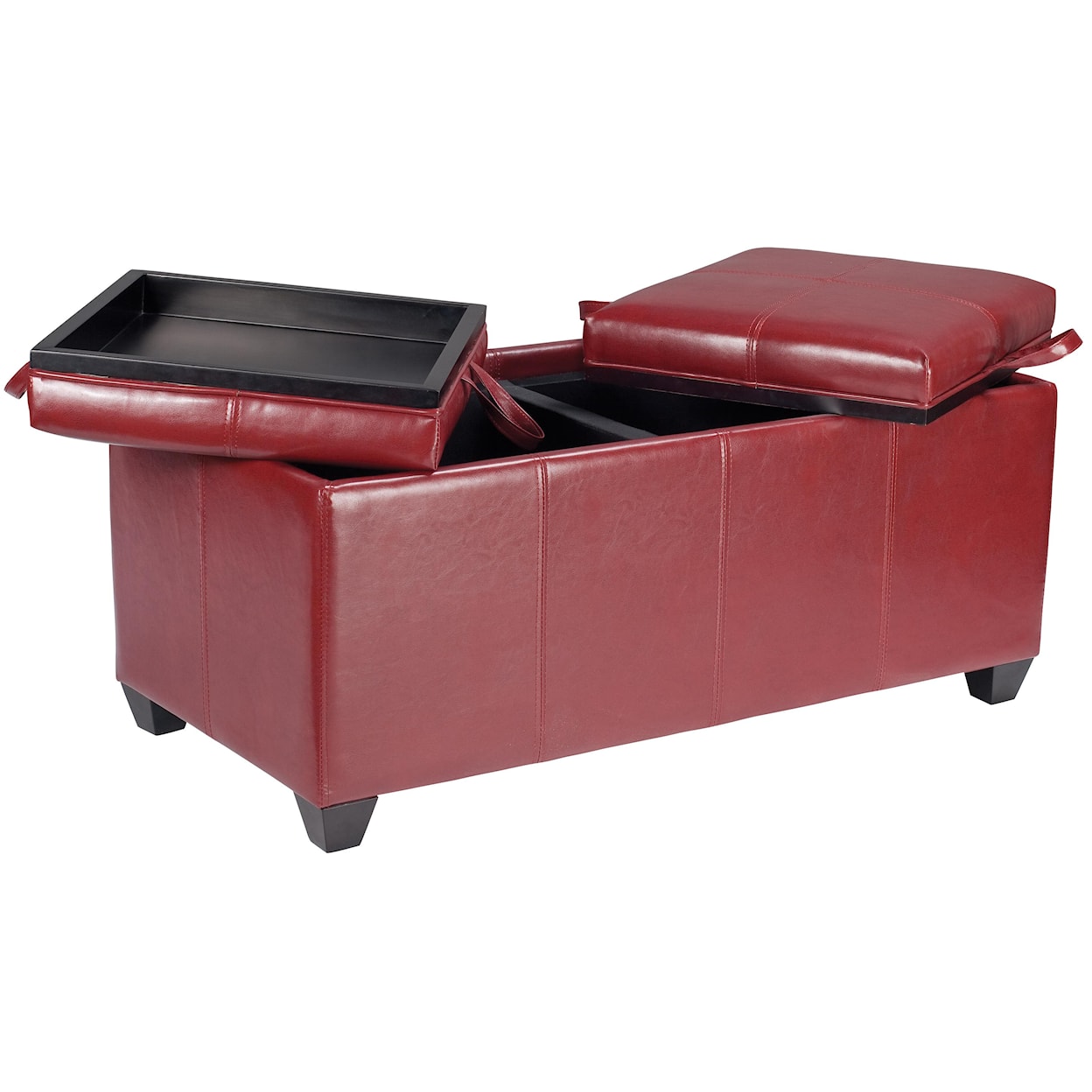 Office Star Benches Metro Double Storage Bench