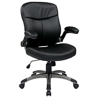 Mid Back Bonded Leather Chair
