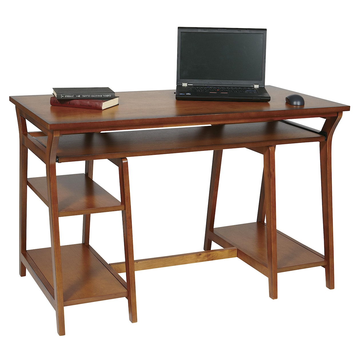 Office Star Home Office Workstations and Gaming Carts Trestle Desk