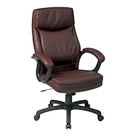 Executive High Back Eco Leather Chair with Locking Tilt Control