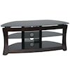 Office Star OSP TV Stands 48" Wood & Glass TV Stand 