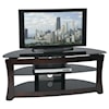 Office Star OSP TV Stands 48" Wood & Glass TV Stand 