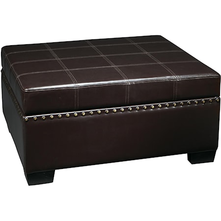 Detour Storage Ottoman with Tray