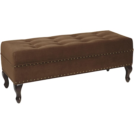 Victoria Tufted Bench