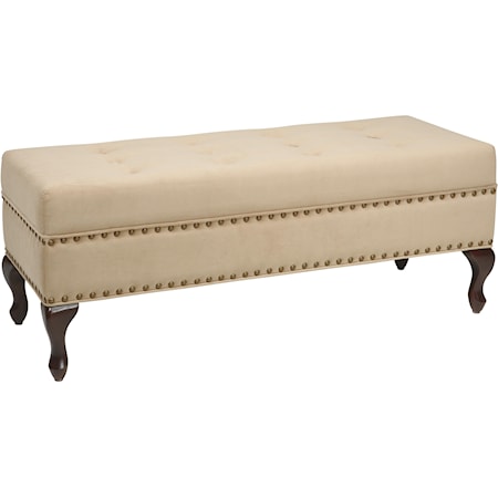 Victoria Tufted Bench