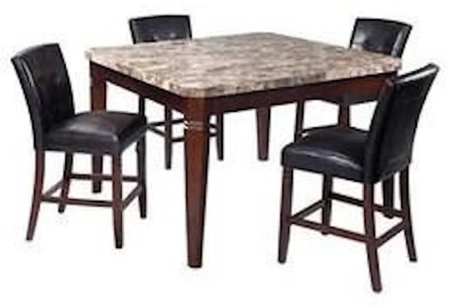 Arizona 5 Piece Counter Height Dining Set by Offshore Furniture Source at Sam's Furniture Outlet